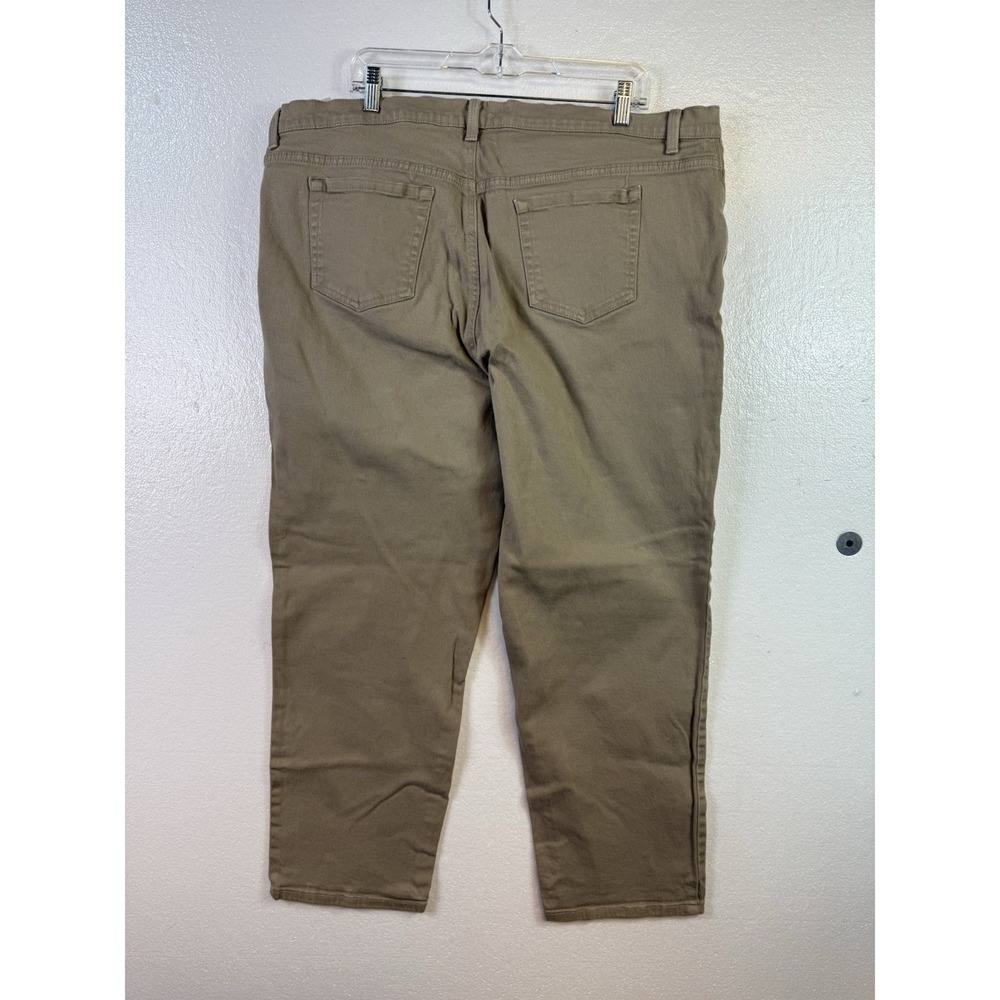 Gloria Vanderbilt Women's Amanda Jeans Womens Sz 20W Trousers Pants Tan Khaki - Picture 2 of 11